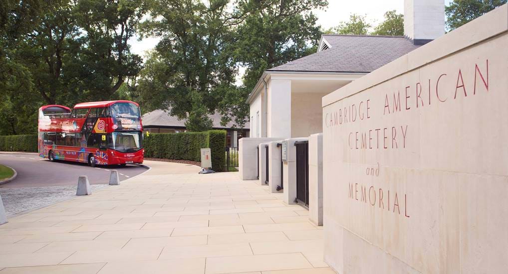 <p>Cambridge American Cemetery and Memorial.</p>