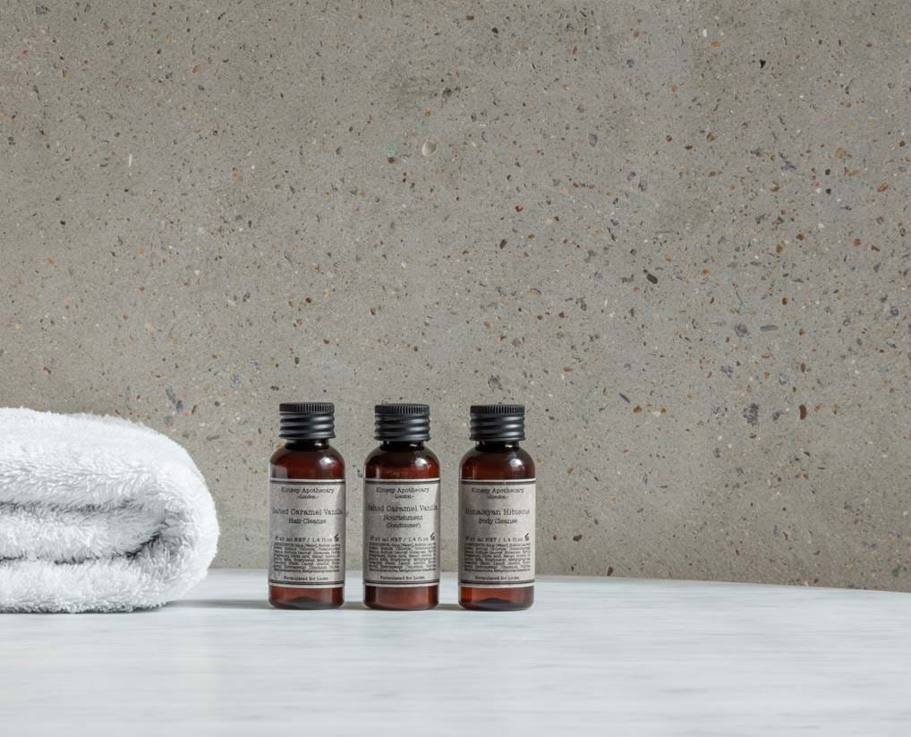 <p>Kinsey Apothecary toiletries.</p>
