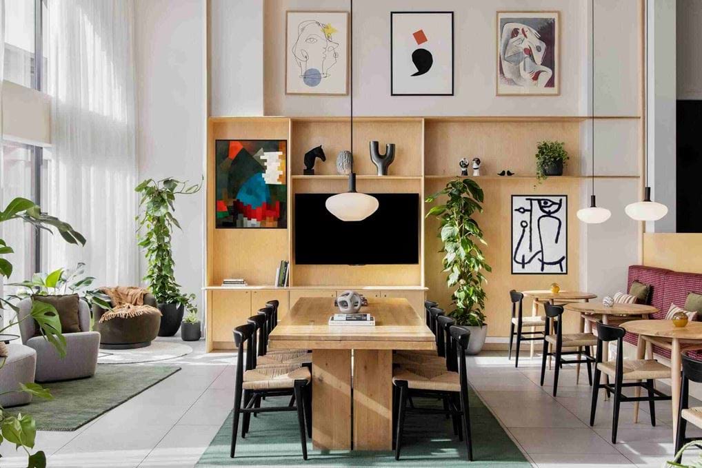 <p>Communal space at Cove - Centrum, The Hague</p>