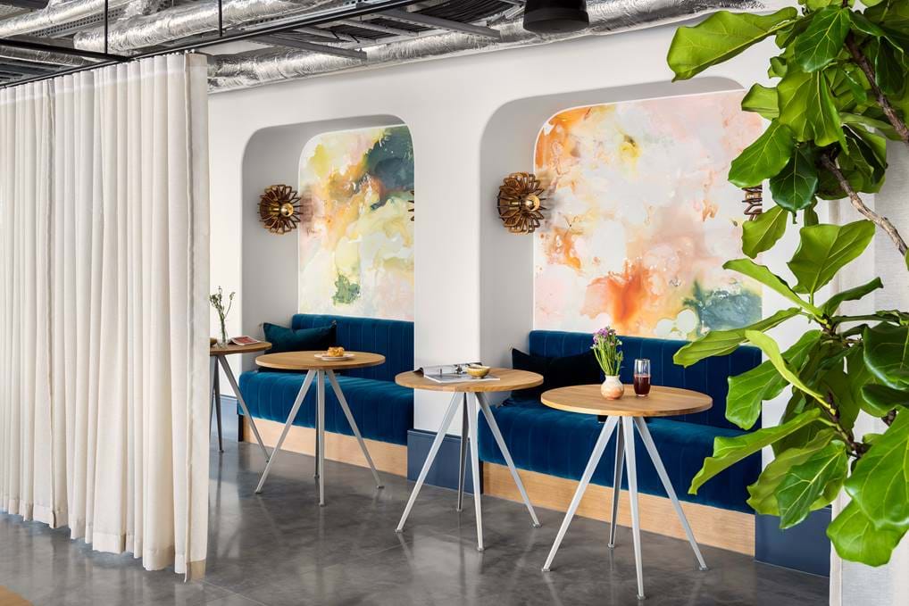 Co-working area at Turing Locke.