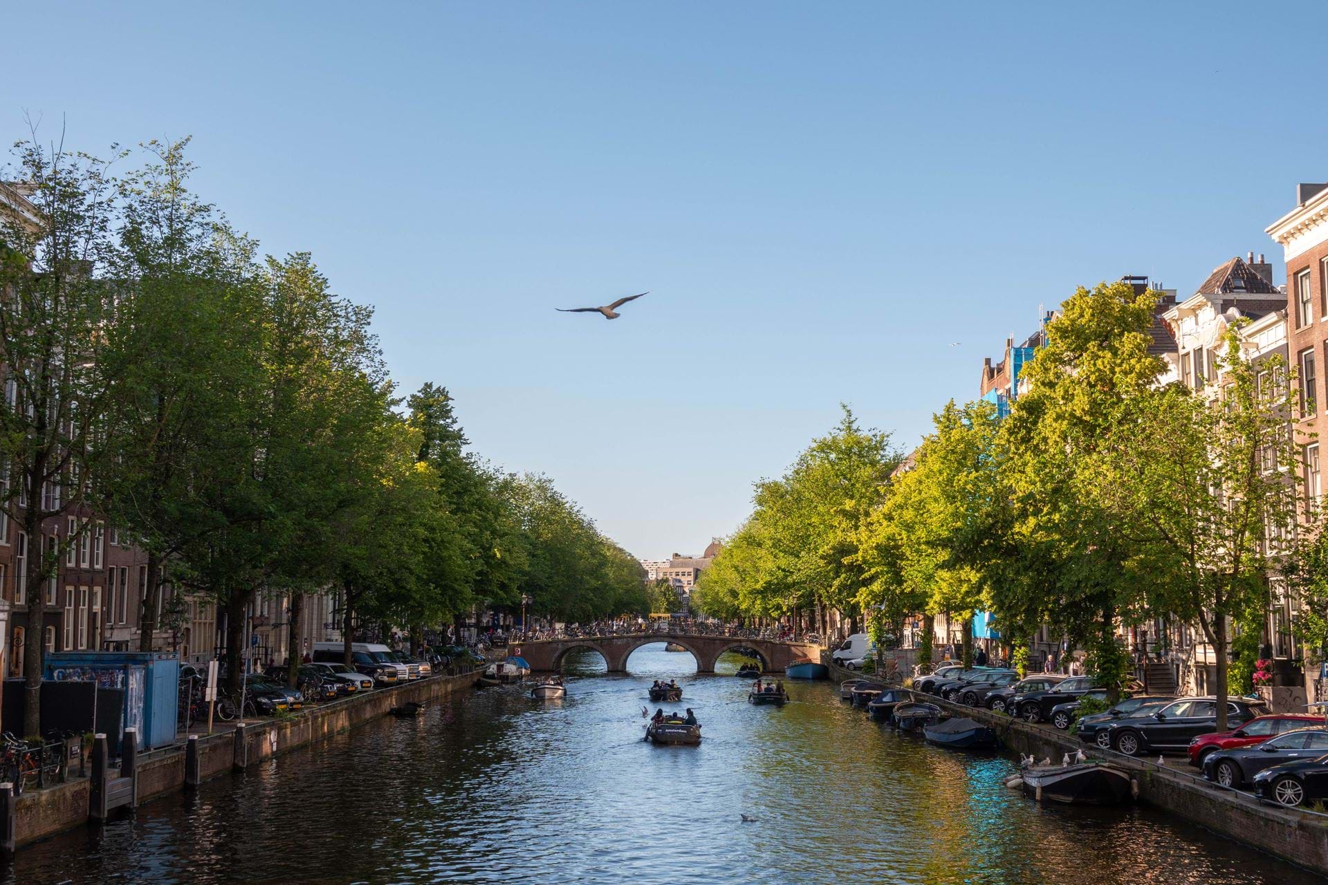 A Canal in Amsterdam