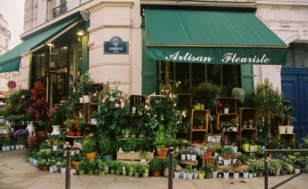 A chic neighbourhood in Paris.