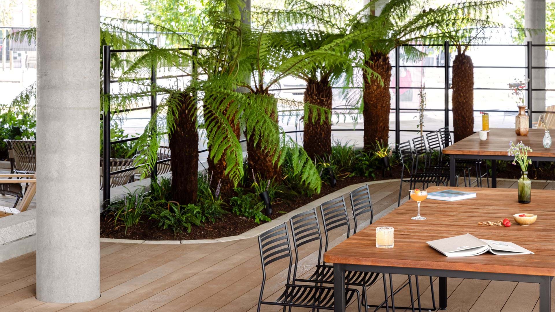 Al-fresco drinking & dining.