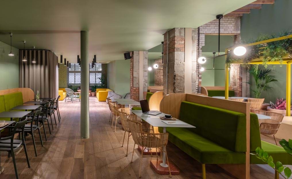 Espace de coworking.